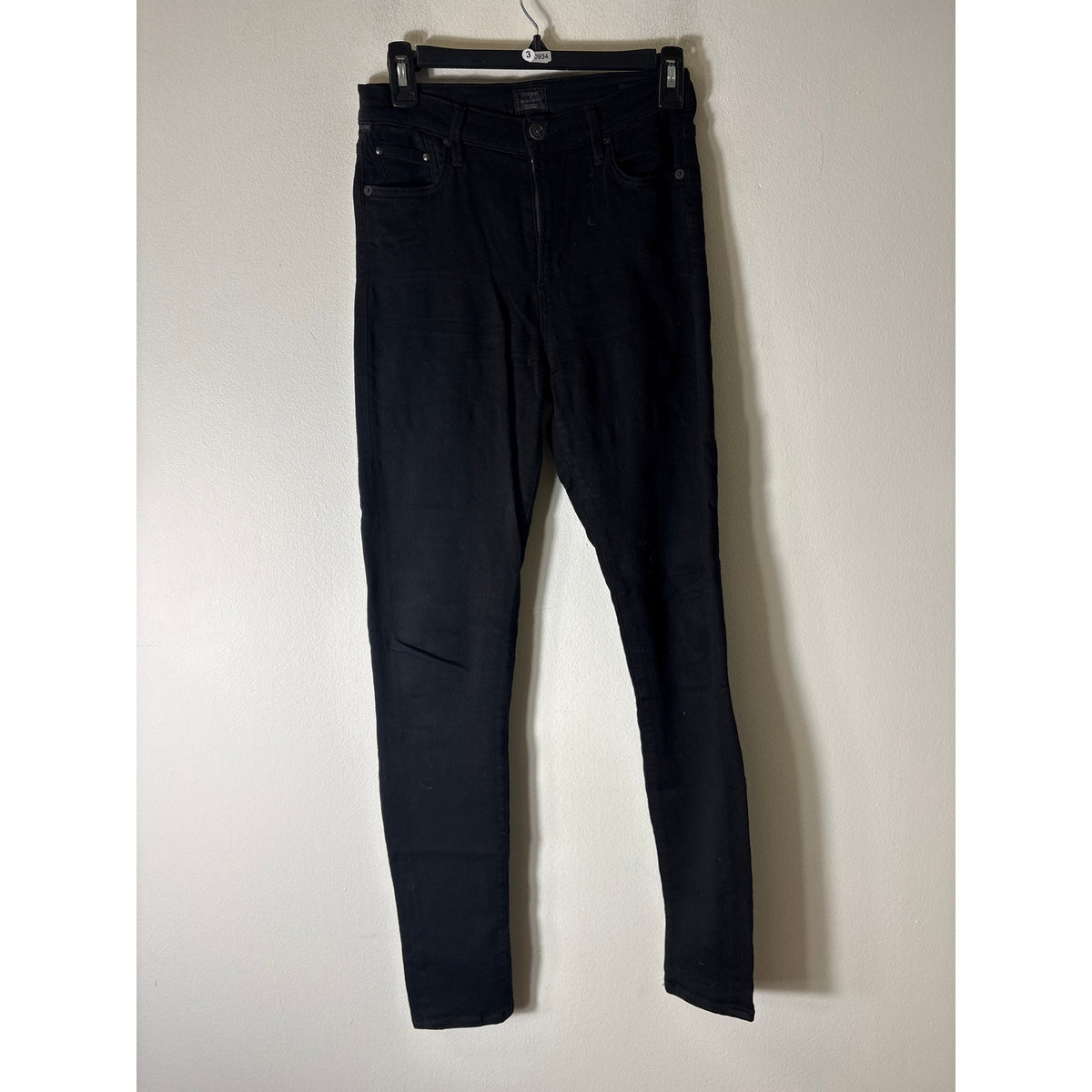 Citizens of Humanity Dark Black Rocket High Rise Skinny Sz 27