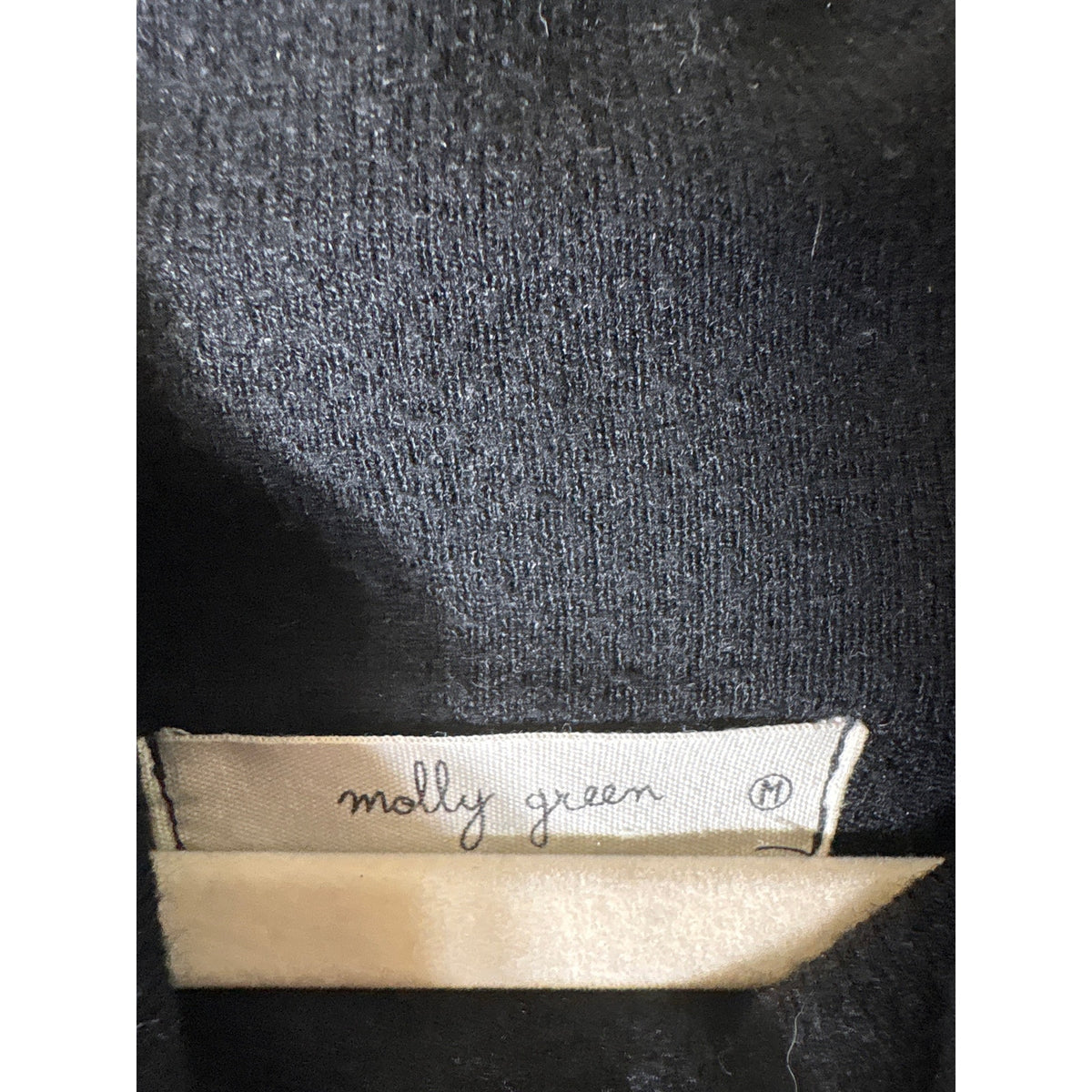 Molly Green Black Long Sleeve Oversized Cowl Neck Sweater Sz M