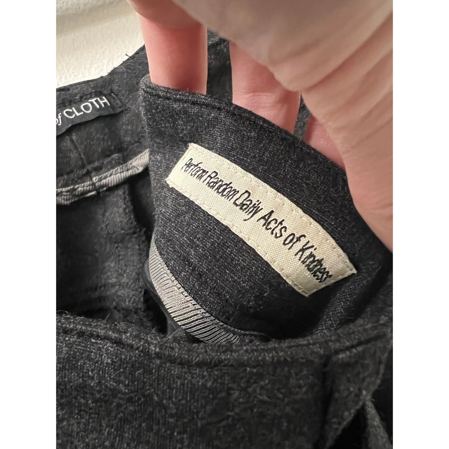 Peace Of Cloth grey Pants Sz 16