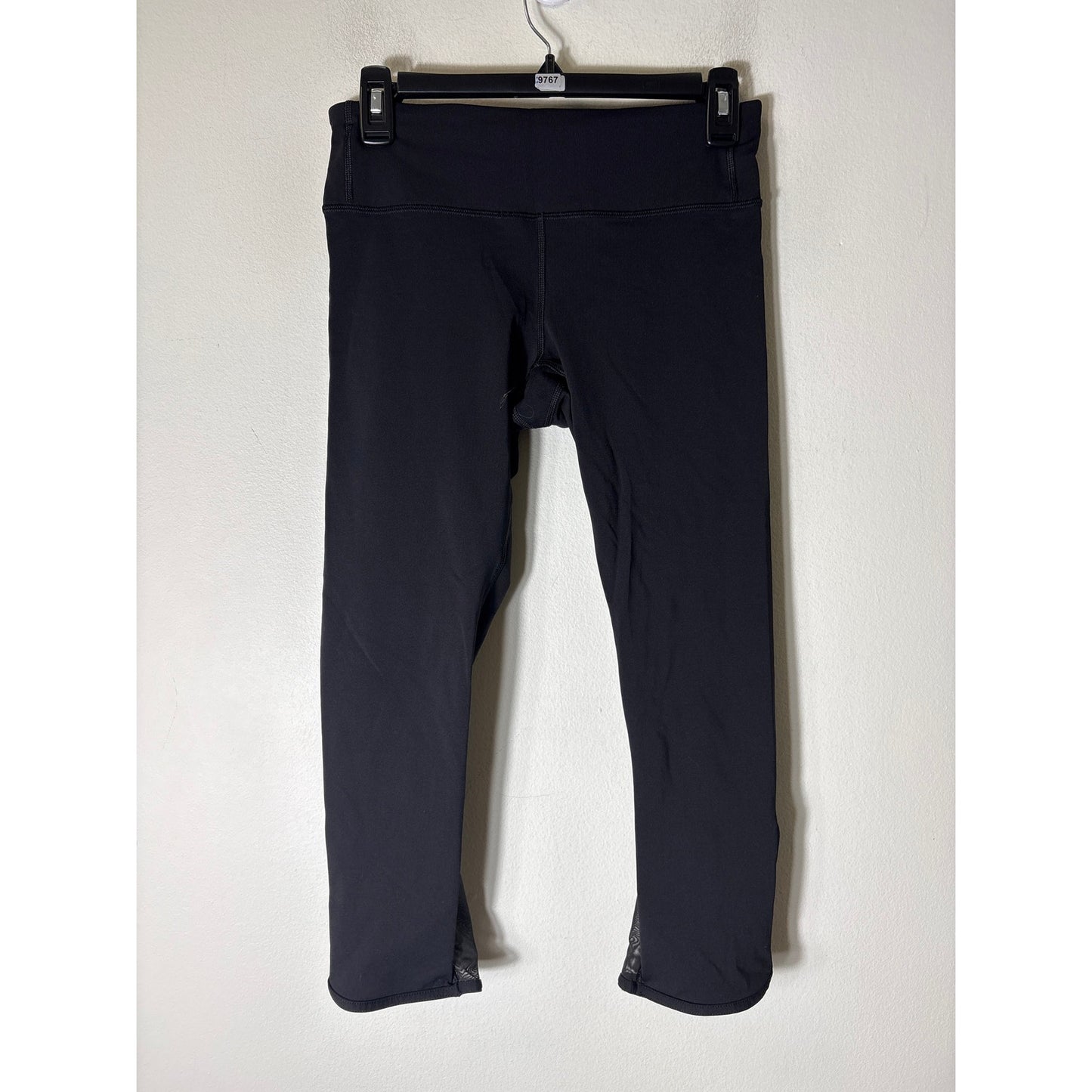 Lululemon Black With Mesh Detail Leggings Sz 6
