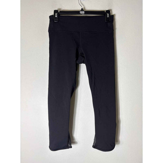 Lululemon Black With Mesh Detail Leggings Sz 6