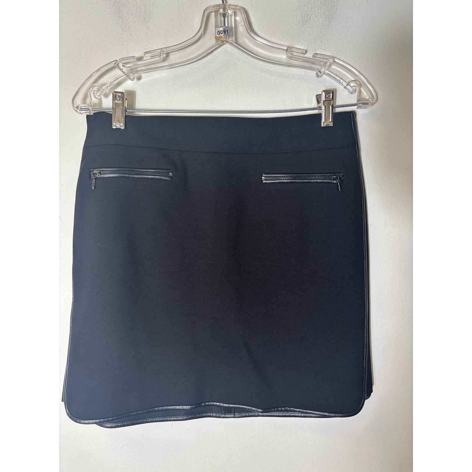 White House Black Market Black Mini Skirt and Jacket Set Sz 4