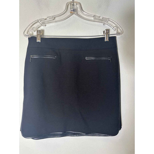 White House Black Market Black Mini Skirt and Jacket Set Sz 4