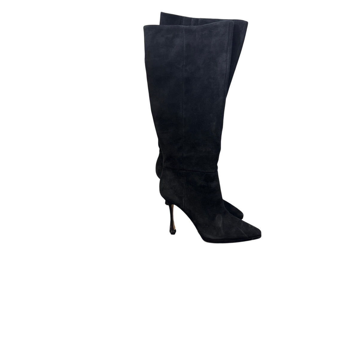 Vince Camuto Black High Suede Heel Boot Sz 9