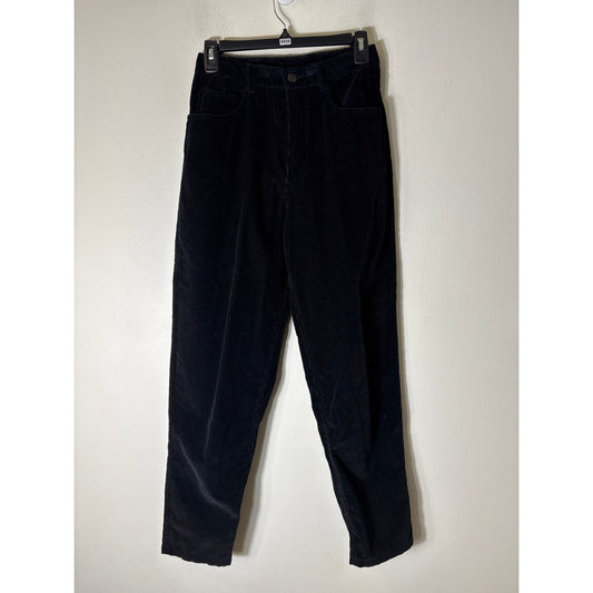 Talbots Black Coyduroy Pants Sz 6