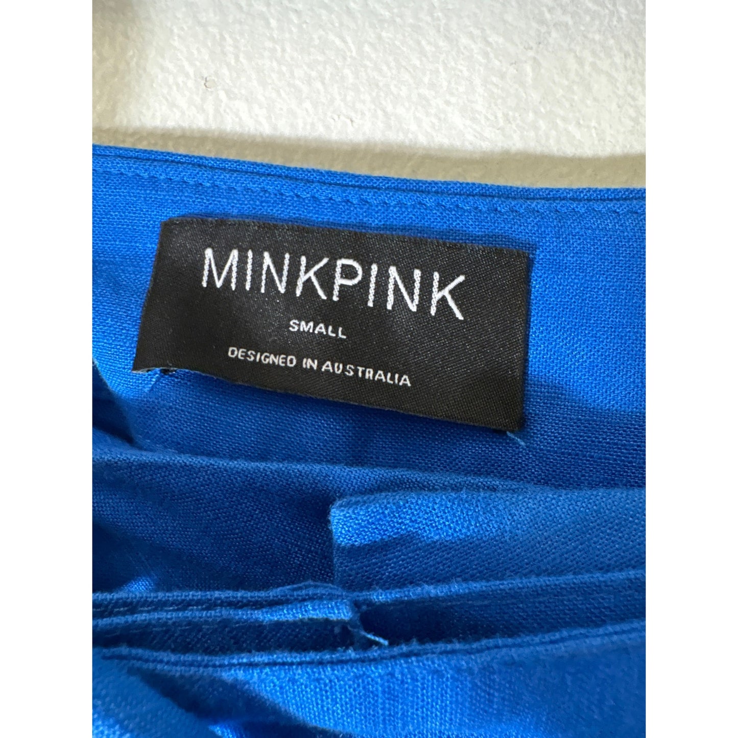Mink Pink Cobolt Blue Ric Rac Shorts Sz S