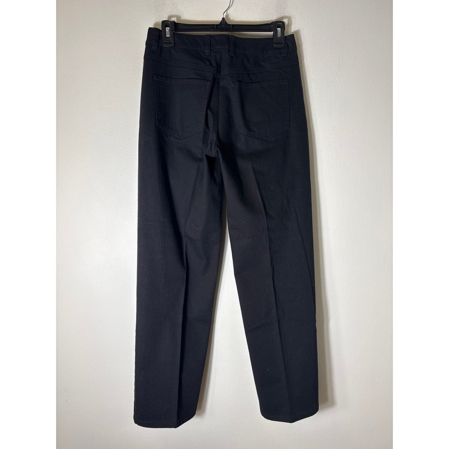 Talbots Black Stretch Jeans Straight Leg Sz 4
