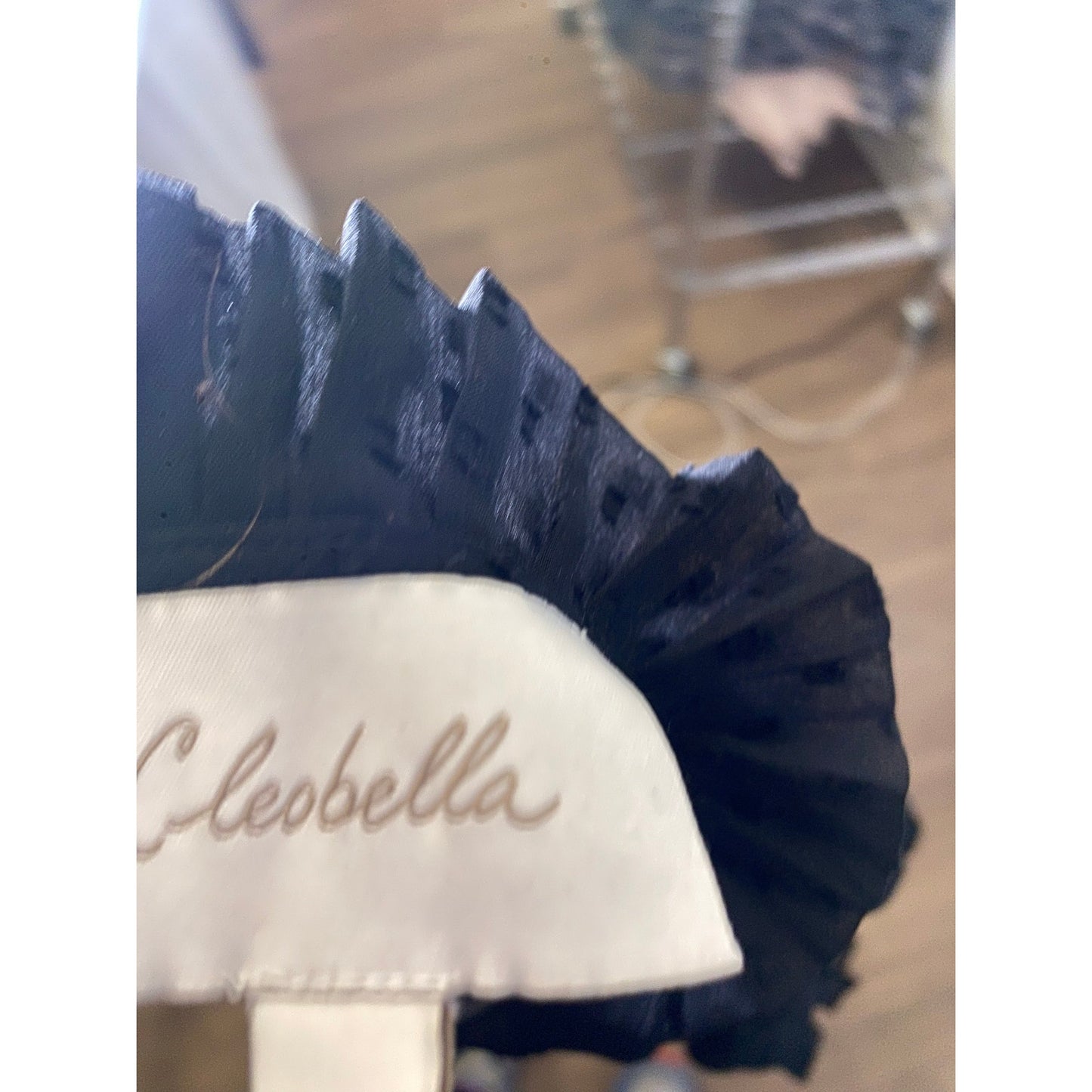 NWT Cleobella Black Swiss Dot Top  Sz S