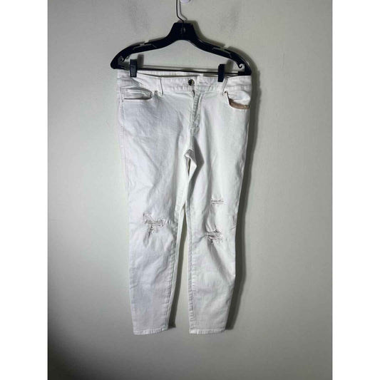Madewell White High Rise Skinny Jeans Size 31