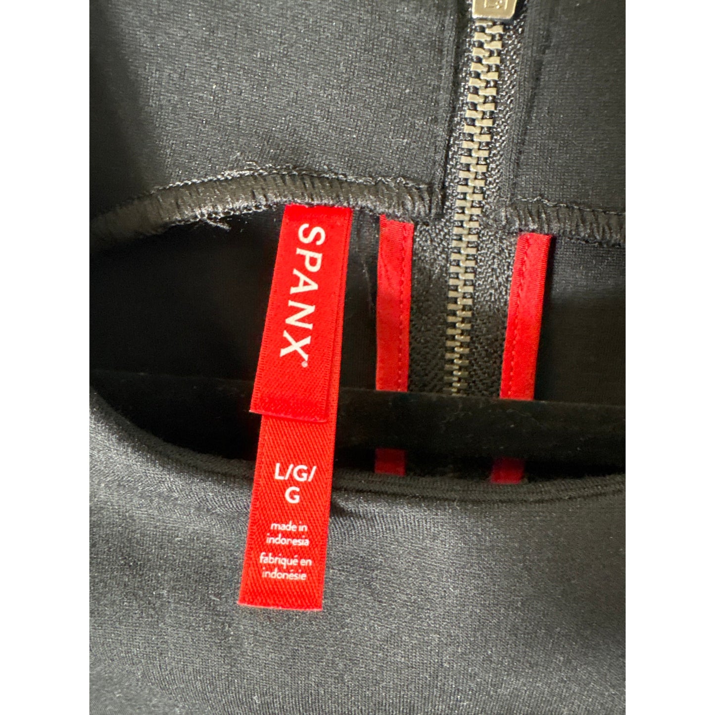 Spanx Black Sleeveless V Neck Maxi Collum Dress Sz L