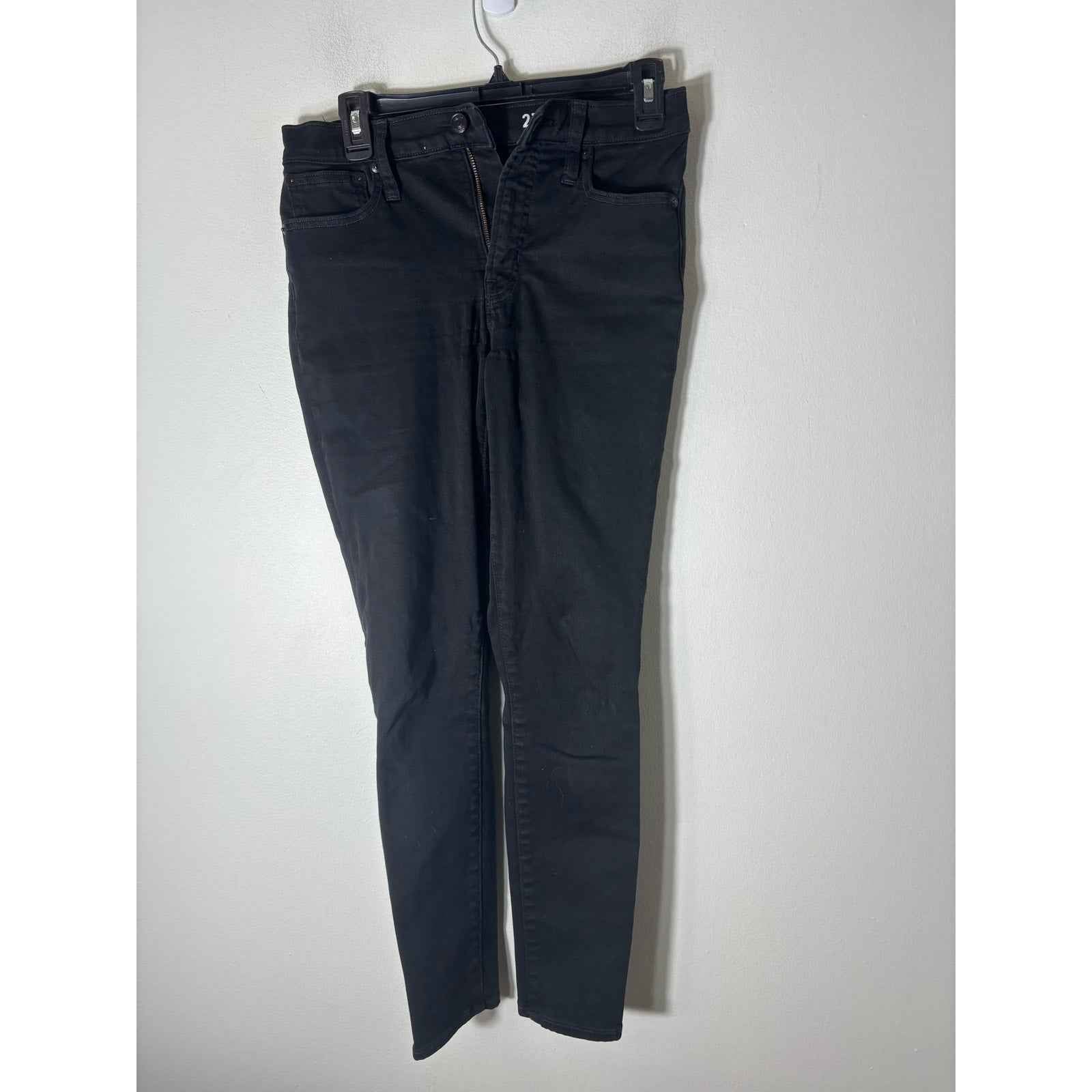 J Crew Bundle, 1 pair of black denim sz 27 and 1 top sz s