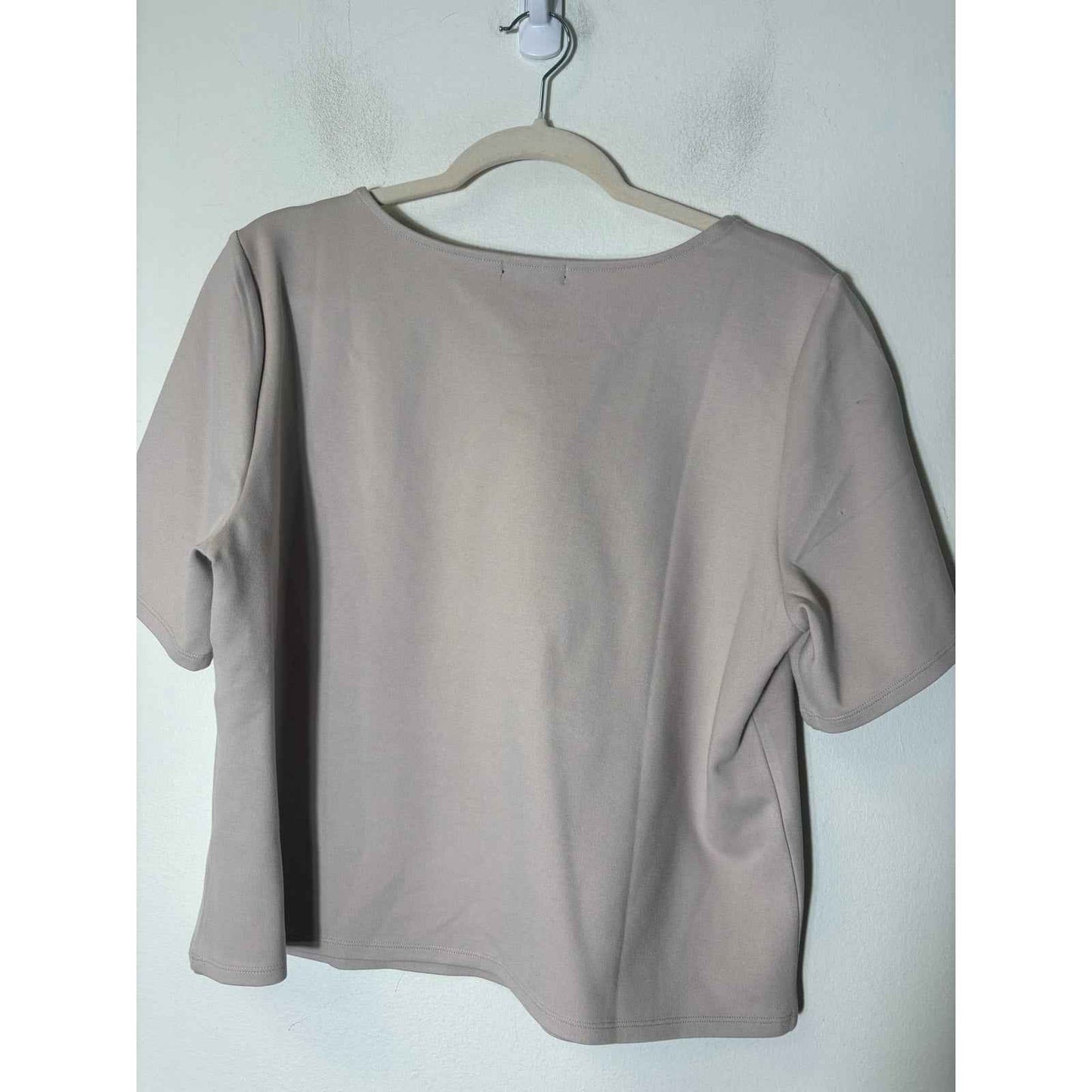 Quince Beige Top Sz L