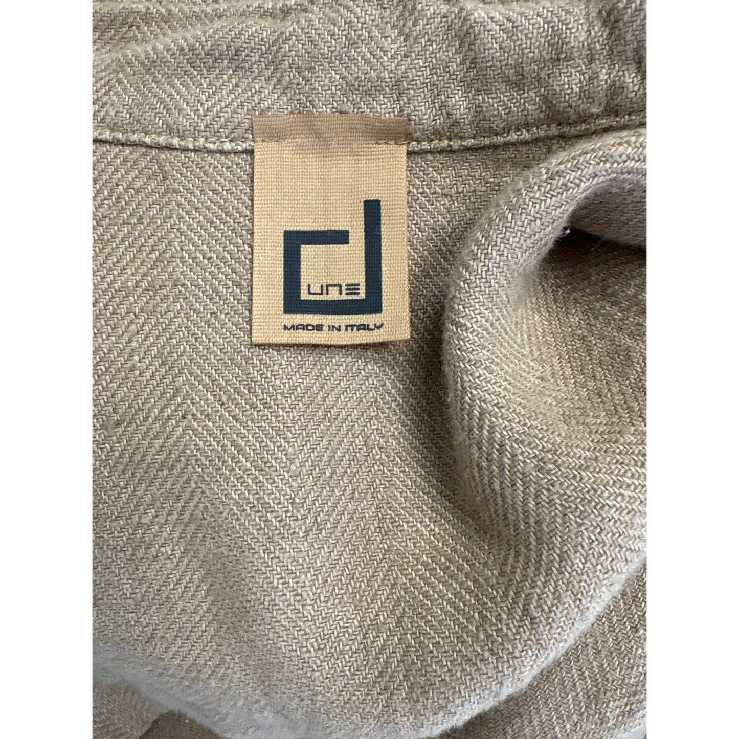 Soniavilla Light Brown Long Sleeve Linen Jacket Sz 40