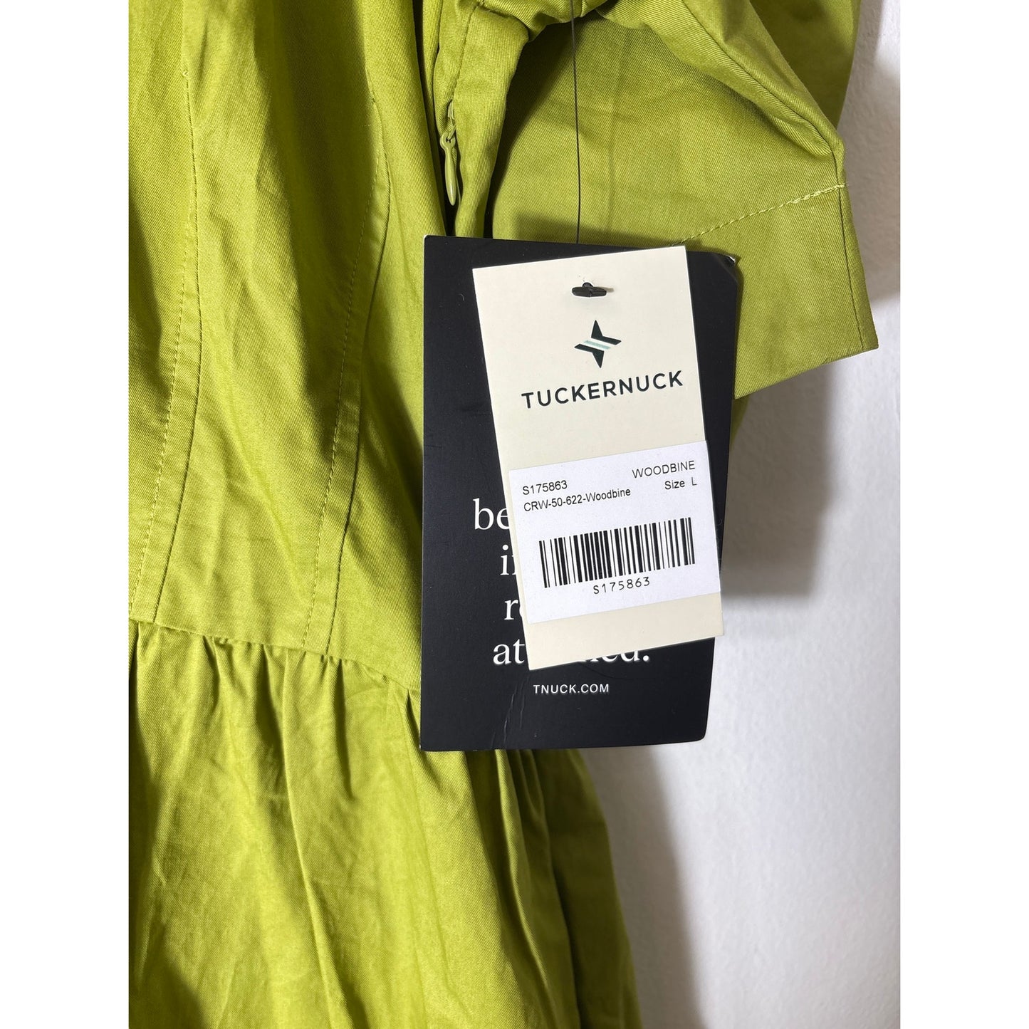 NWT Tuckernuck Woodbine Green Midi Dress Sz L