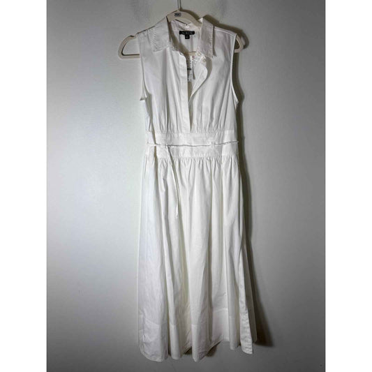 NWT J.Crew White Sleeveless Cotton Maxi Dress Sz 6