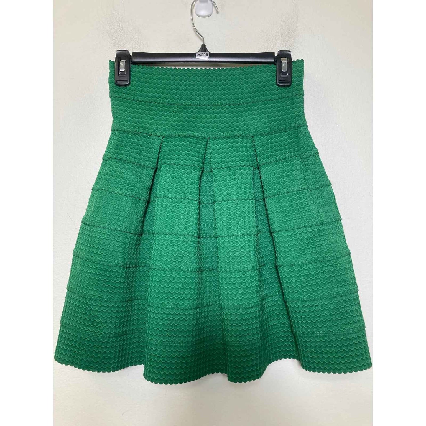 Girls From Savoy Structured Green Skirt sz S