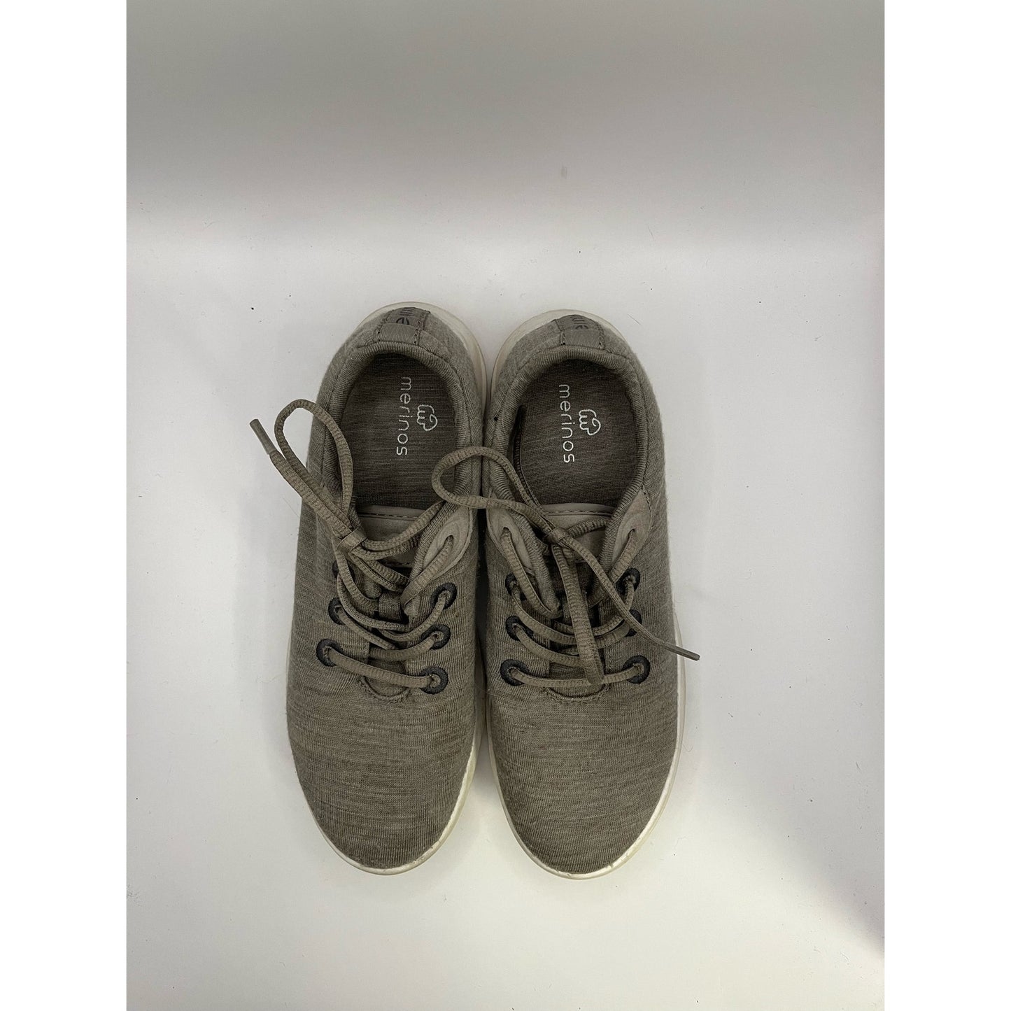 Merinos Gray Comfortable Lace Up Sneakers Sz 6