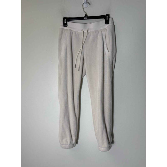 Athleta Cream Fleece Joggers Sz XS