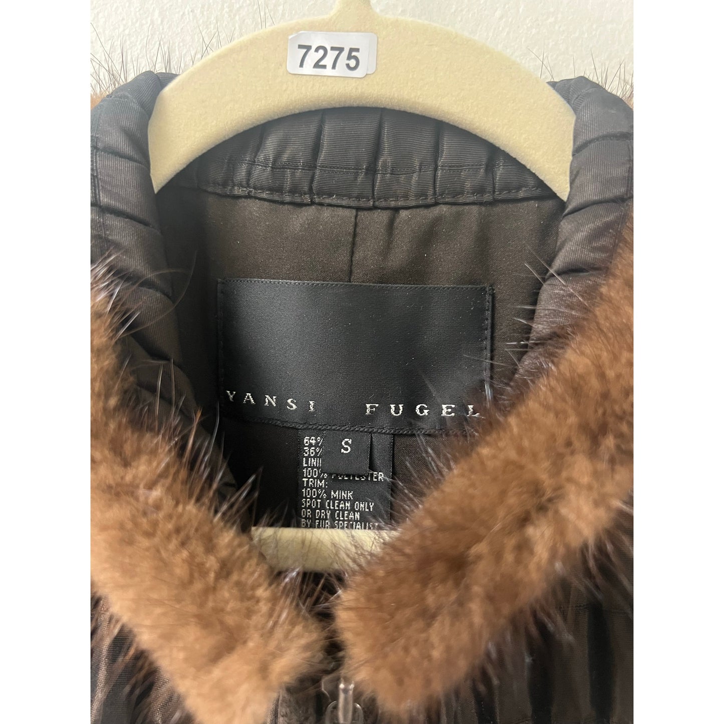 Vansi Fugel Womens Brown Winter Vest Sz S