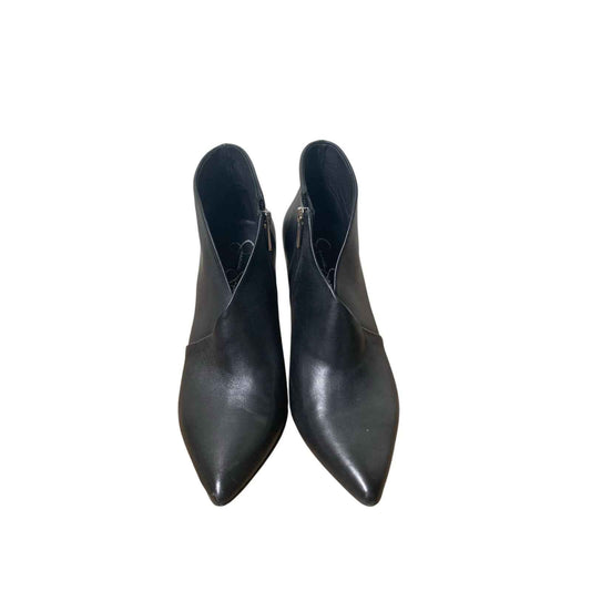 Jessica Simpson Black Zip Up Stiletto Bootie Sz 10