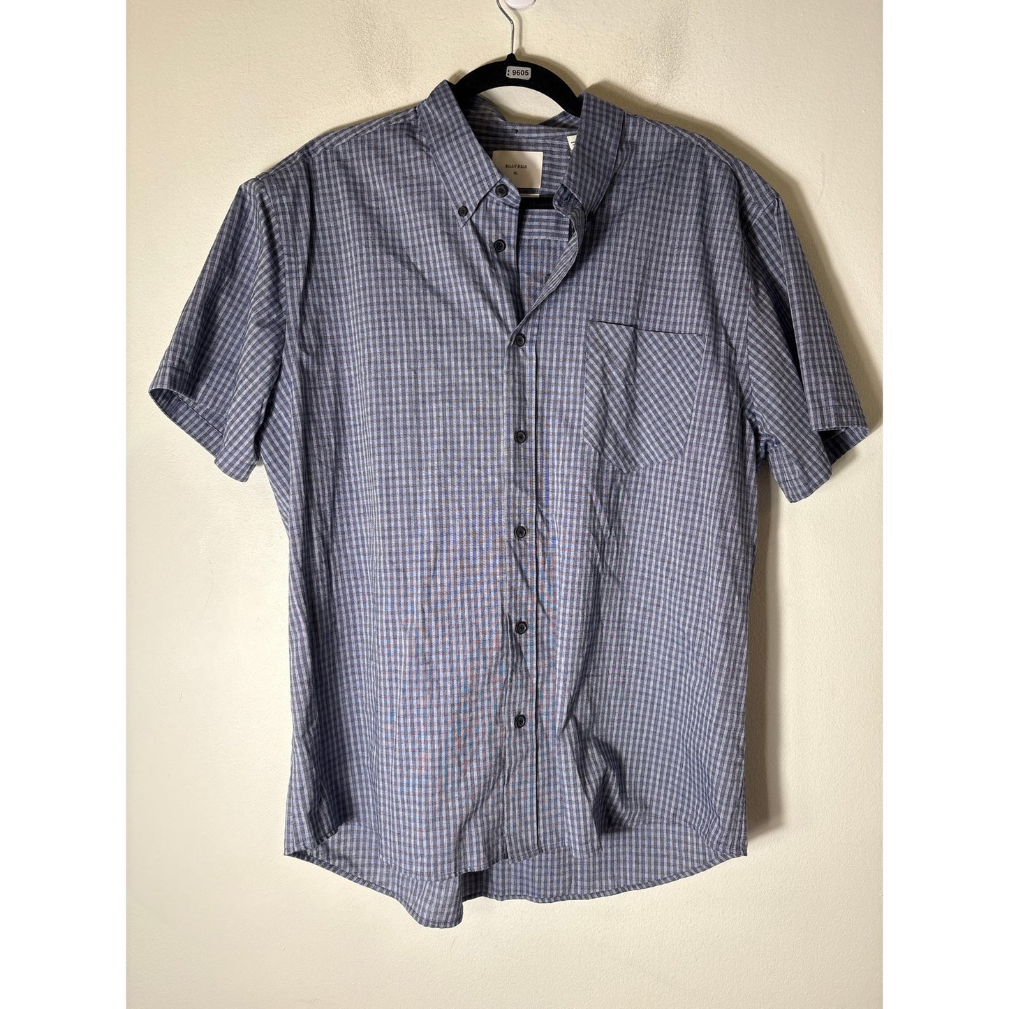 Men's NWT Billy Reid Blue "Tuscumbia Shirt" Long Shirt Sz XL