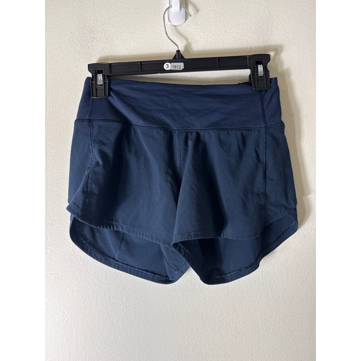 Lululemon Navy Athletic Side Vented Shorts Sz 2