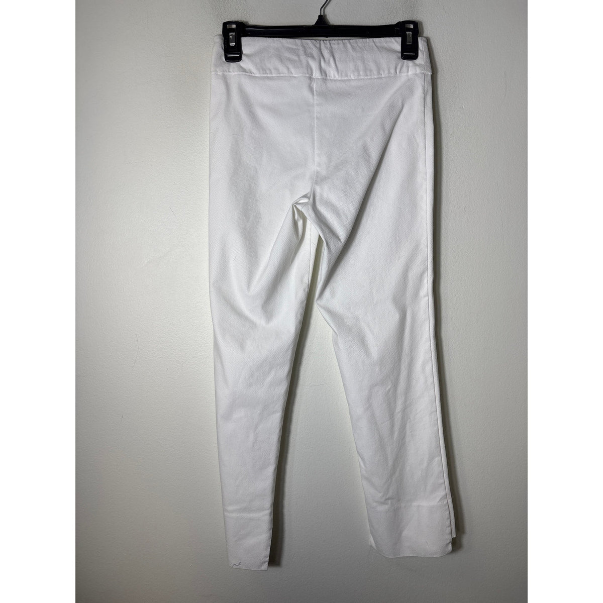 Estelle and Finn White Pull On Straight Leg Ankle Pants Sz 2