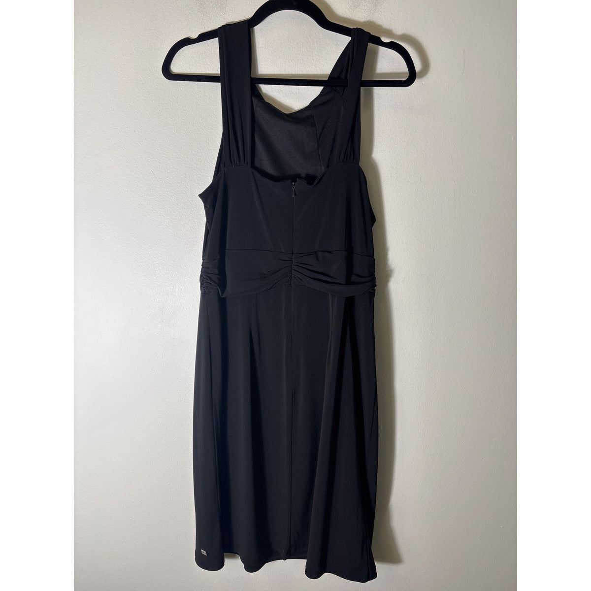 Apart Black Draped Cocktail Dress Sz 12