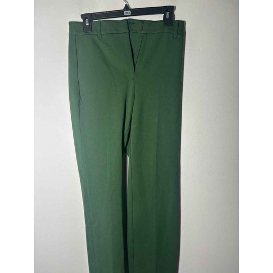 Boden Green Flat Front Slacks Sz 2R