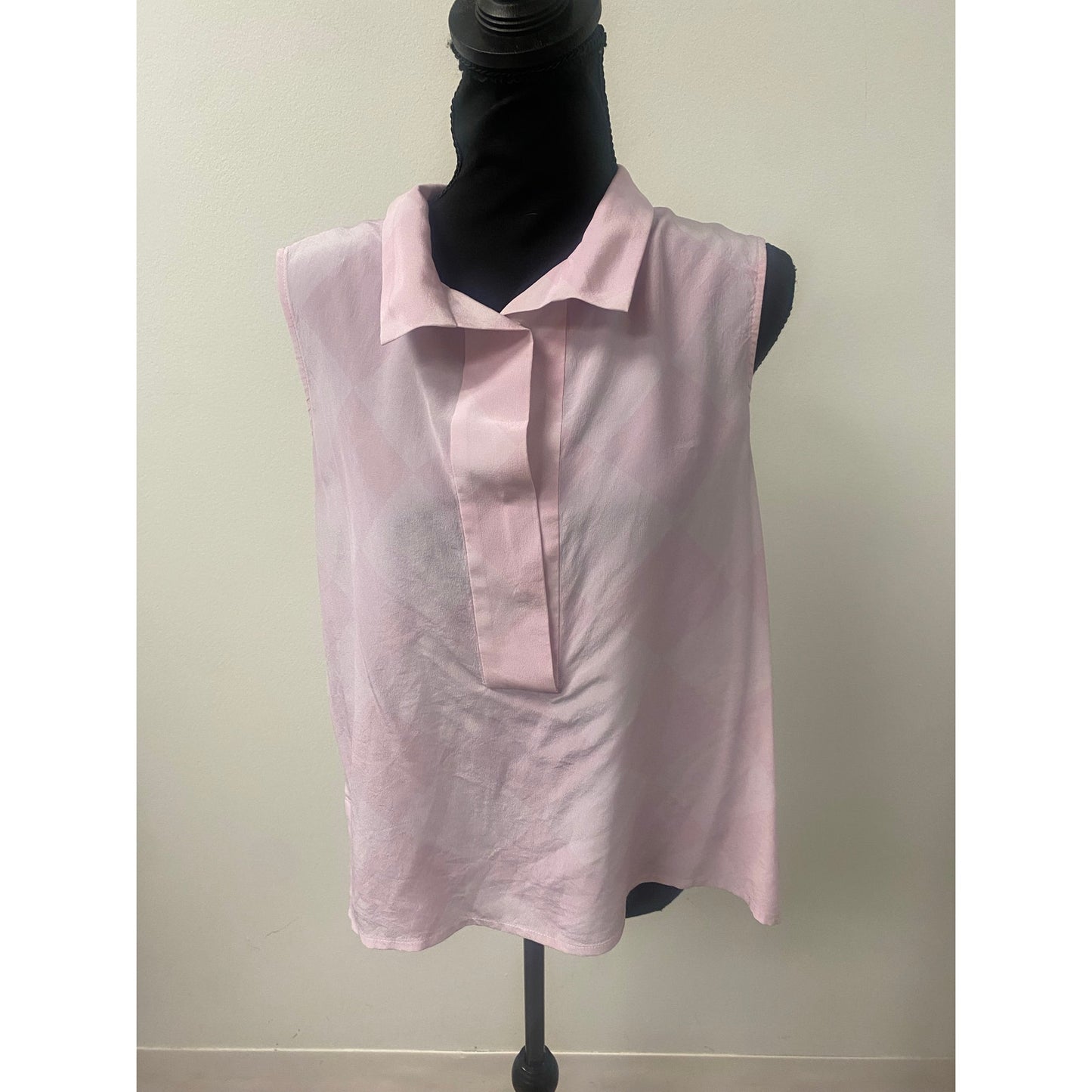 WINGATE Pink Checkered Pattern Tank Sz 1