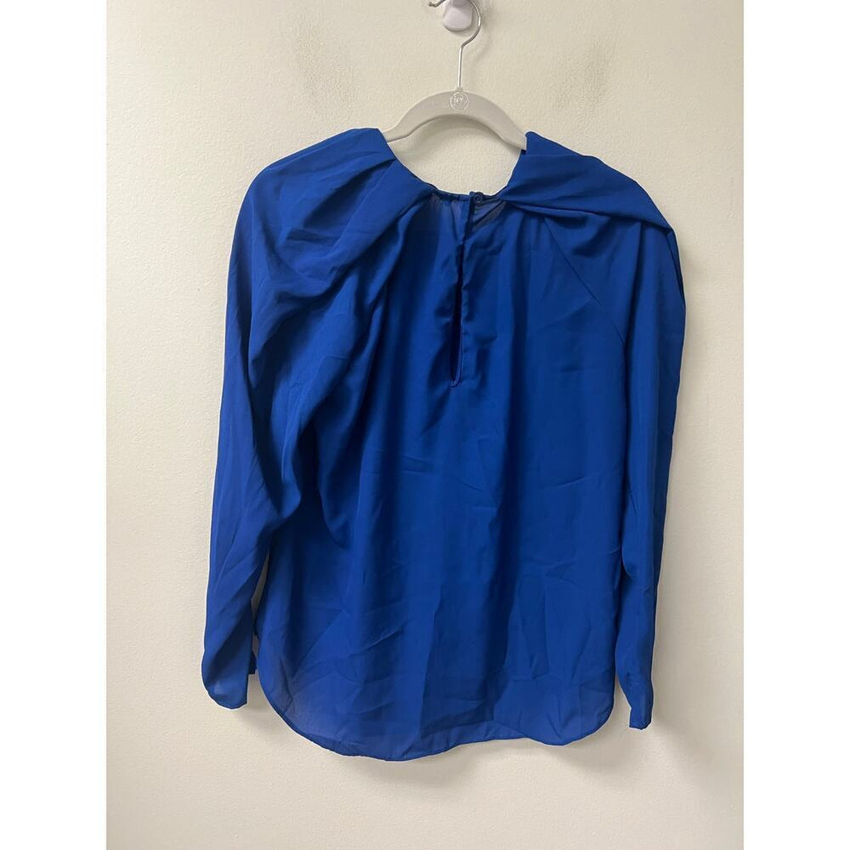Azelhazel Blue Long Sleeve Blouse Size Large