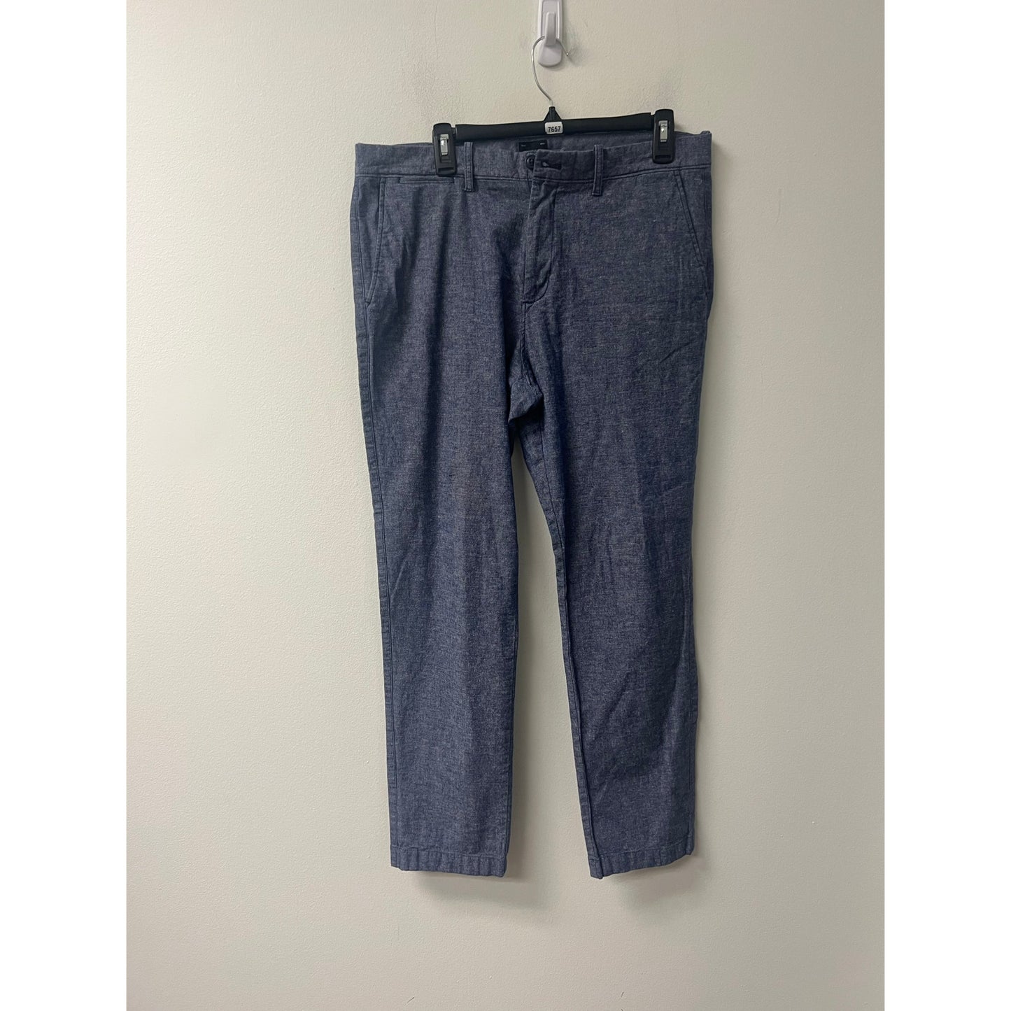 J. Crew Mens Blue Dress Pants Sz 34W 32L