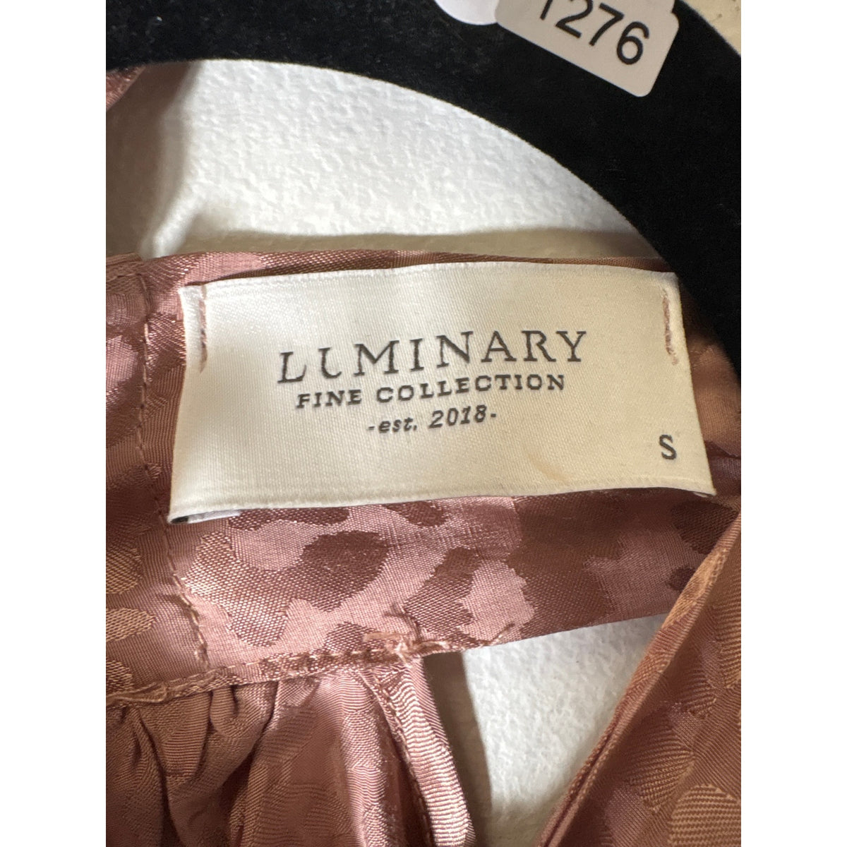 Luminary Blush Cheetah Sleeveless Blouse Sz S
