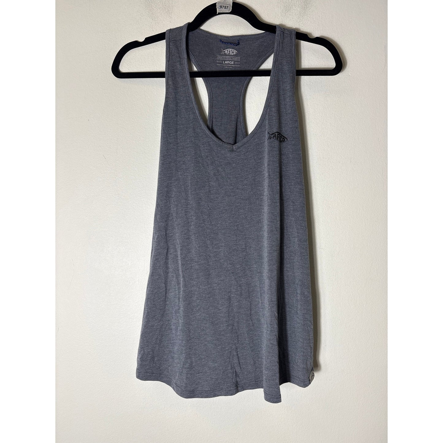 Aftco Gray Razor Back Tank Sz L