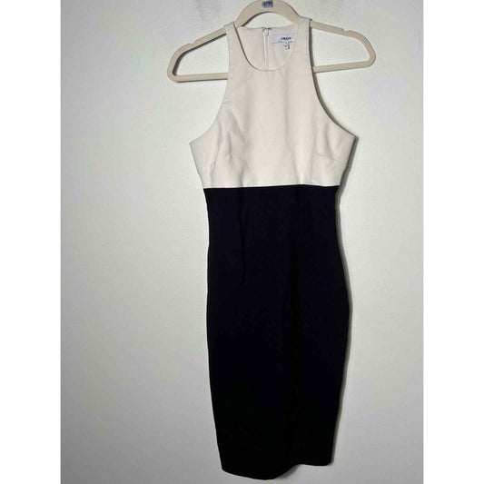 Milly Color Block Black/White Dress Sz 4