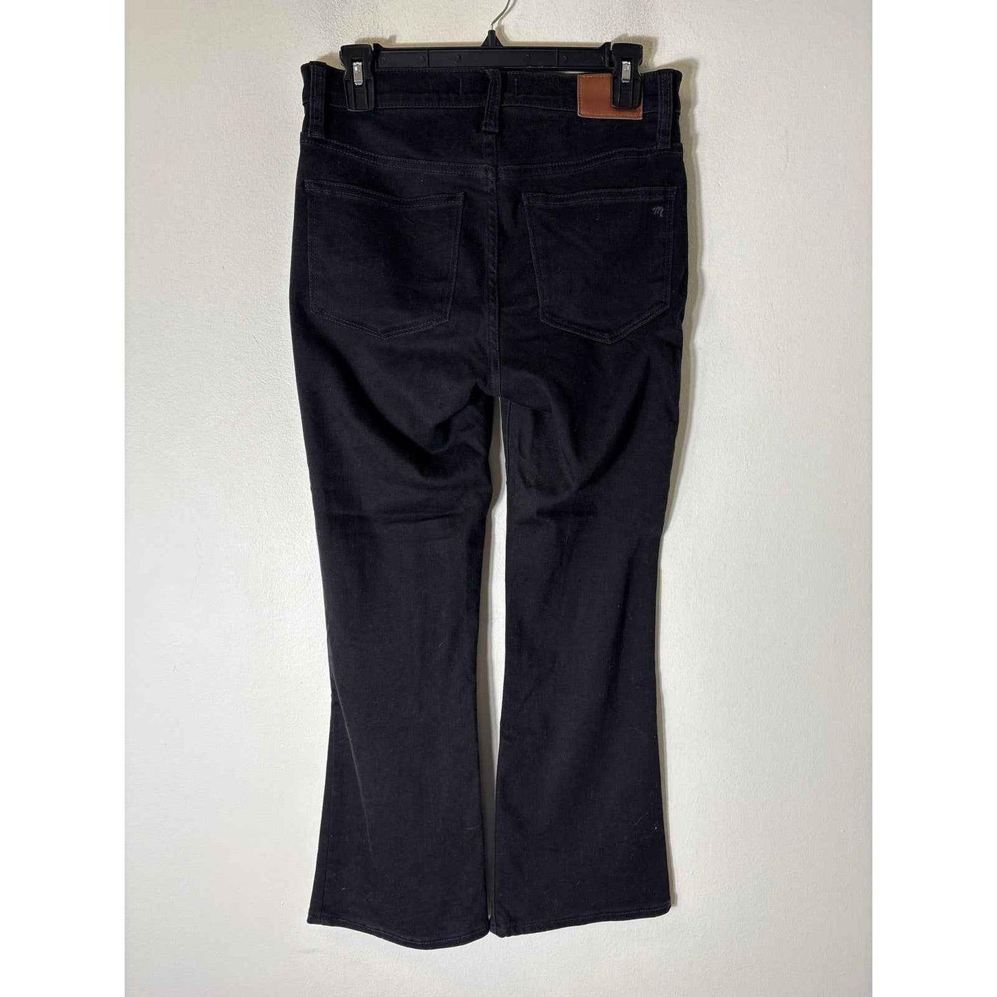 Madewell Black "Cali Demi-Boot" Denim Jeans Sz 27