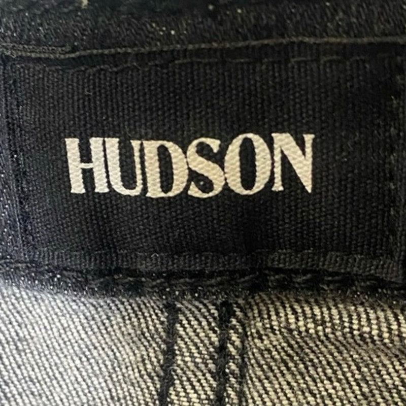 Hudson Black Distressed Cutoff Jean Mini Skirt Sz 26
