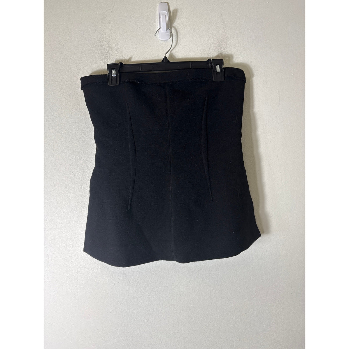 J. Crew Black 2 Piece Strapless Midi Skirt Set Sz 8