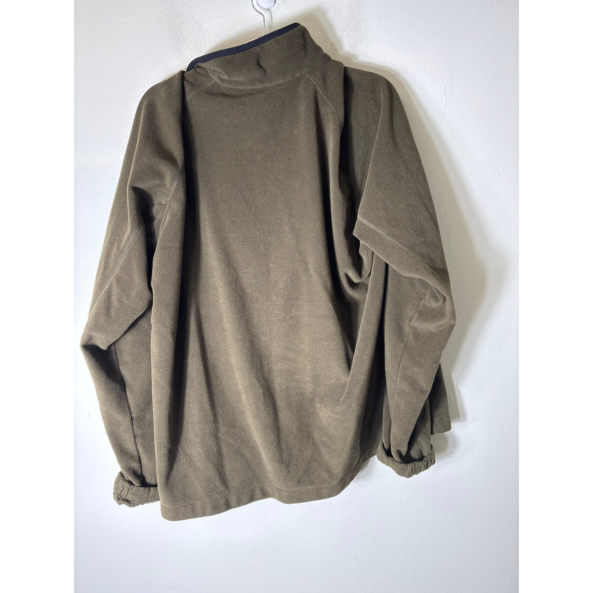 Mens Olive Green Columbia quarterzip Sz XXL