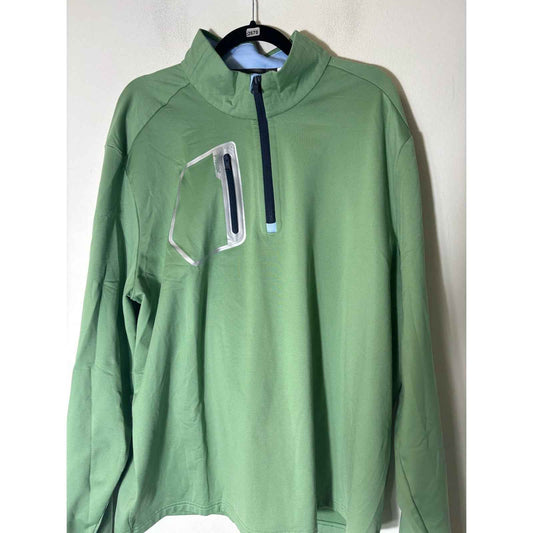 Men's Ralph Lauren Light Green 1/4 Zip Pullover Sz XXL