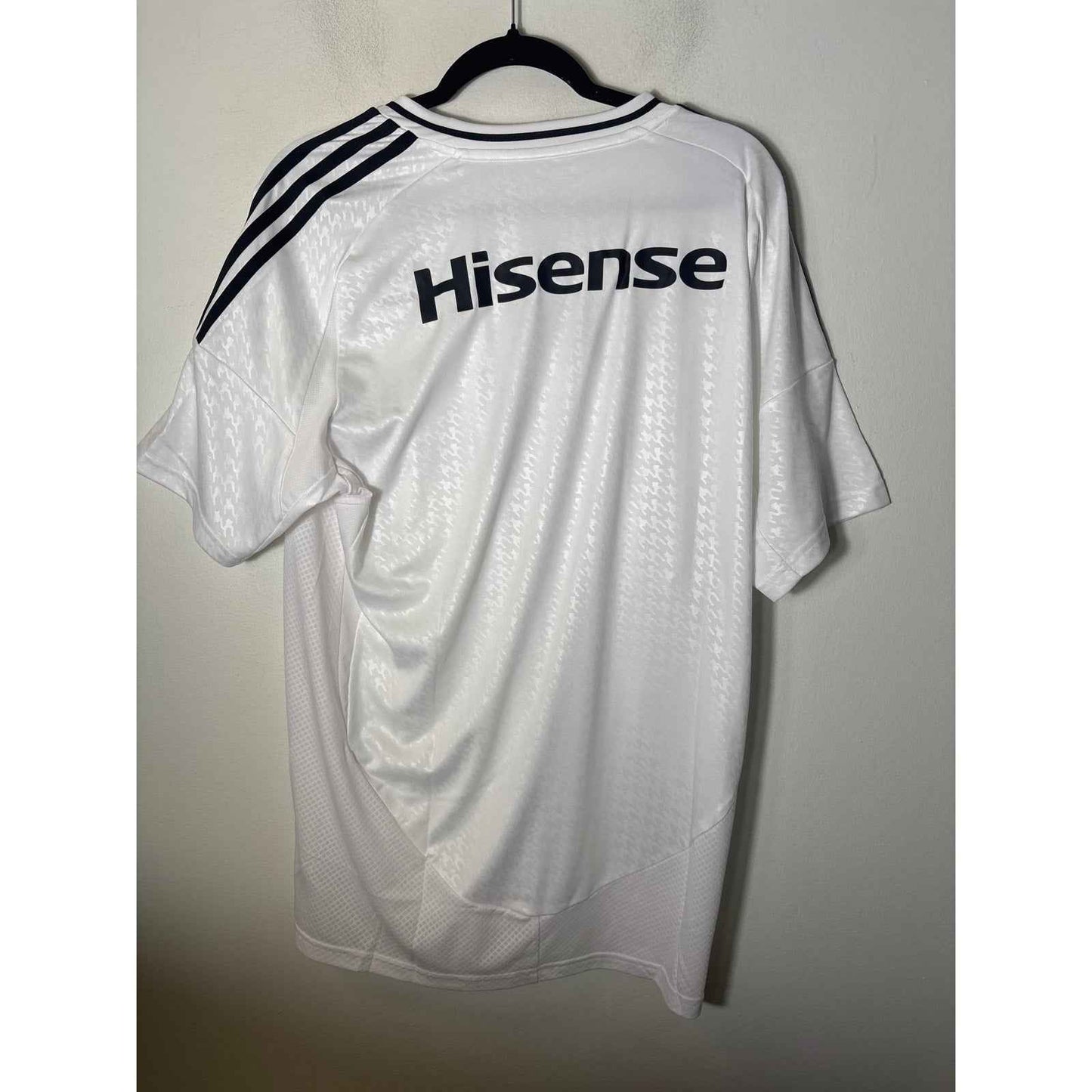 Men's NWT Adidas White Emerites Soccer Jersey Sz 2XL