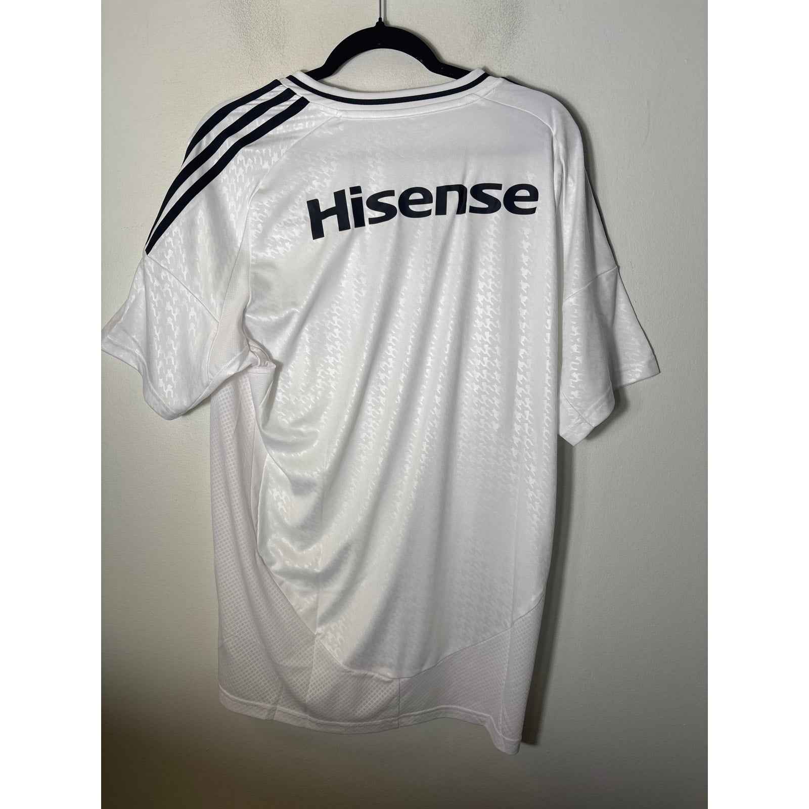 Men's NWT Adidas White Emerites Soccer Jersey Sz 2XL