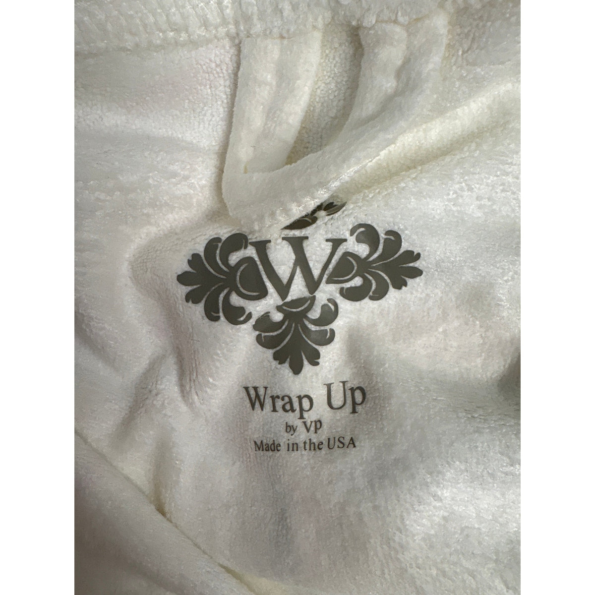 Wrap Up by VP Soft Floral Tery Cloth Robe Sz OS
