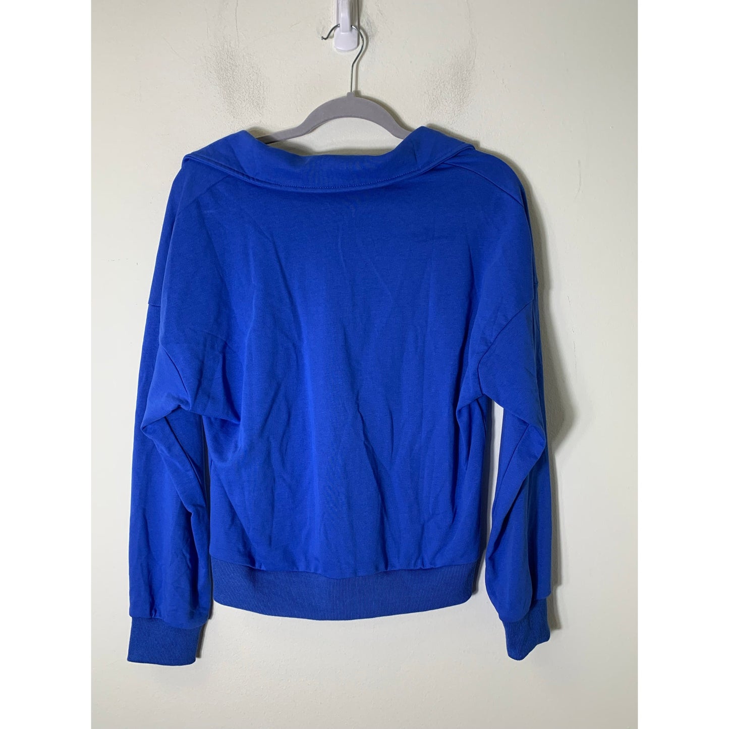 NWT Merokeety Blue Quarterzip Pullover Sz S