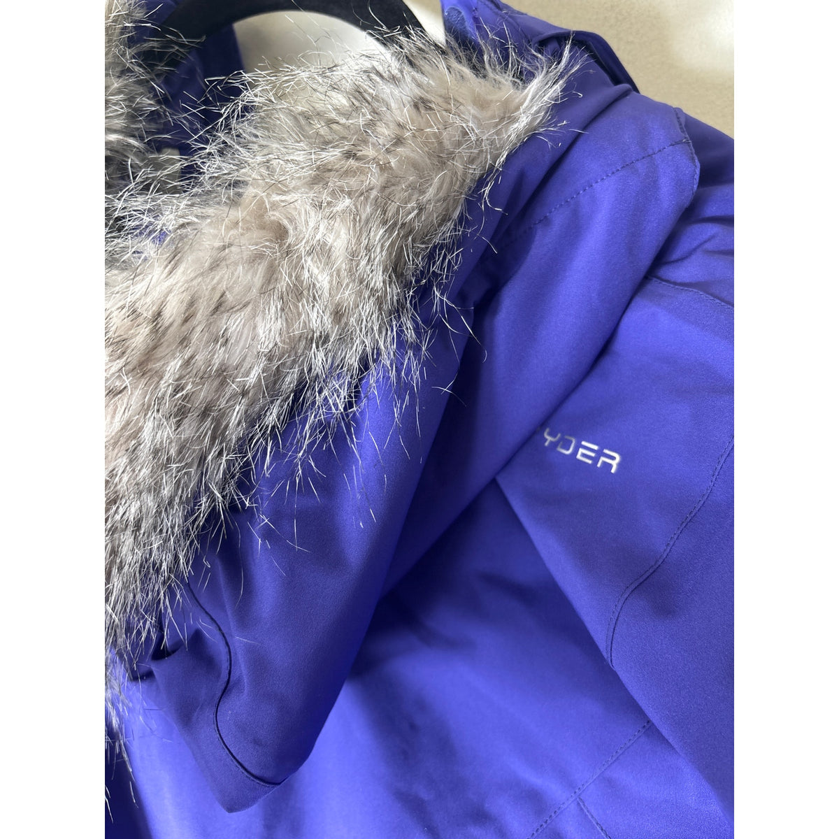 Spyder Purple Hooded Ski Coat Sz Sm