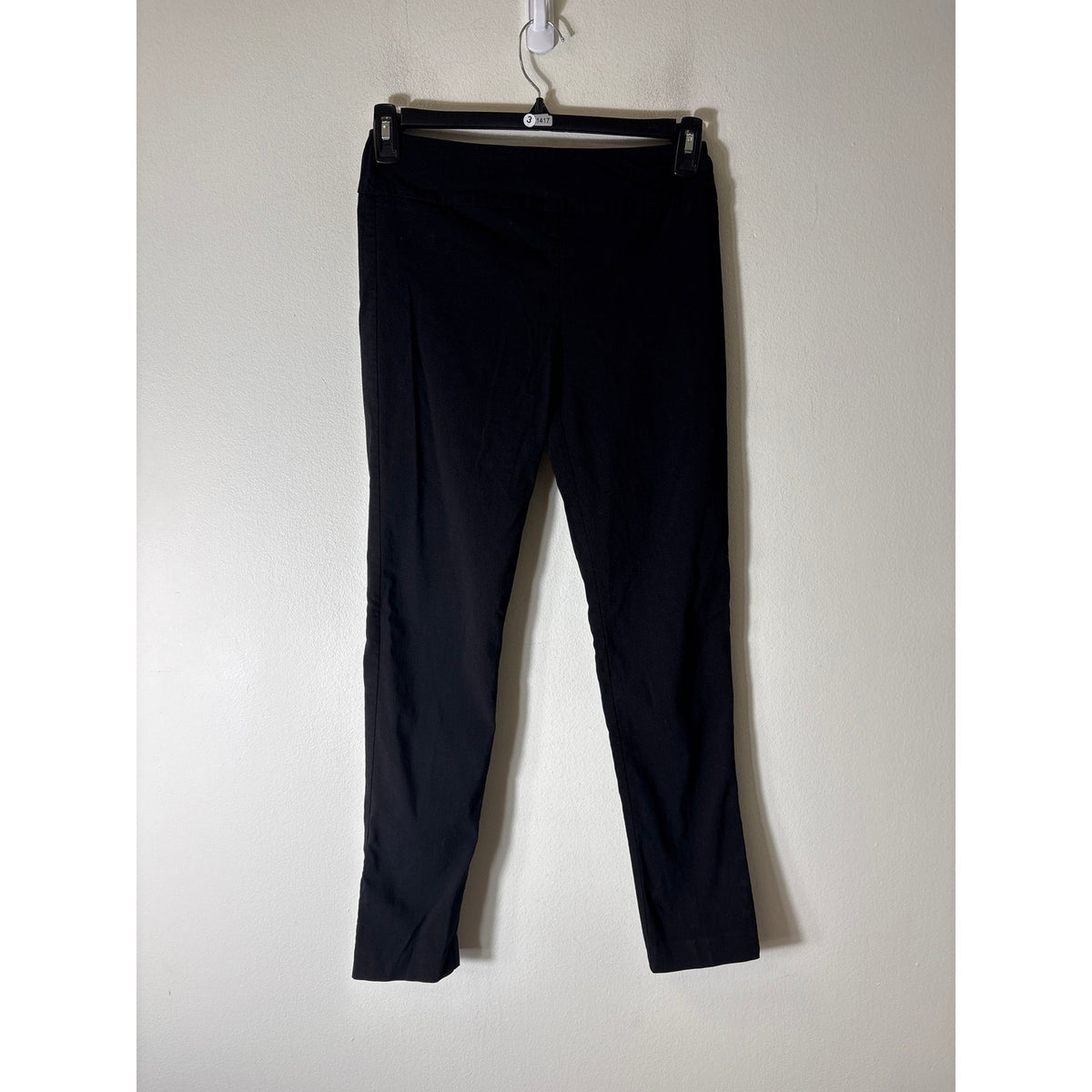 Elliot Lauren Black Pull On Skinny Ankle Pants sz 6
