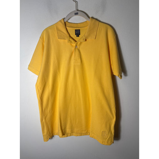 Men's Ike Behar Ny Yellow Polo Sz L