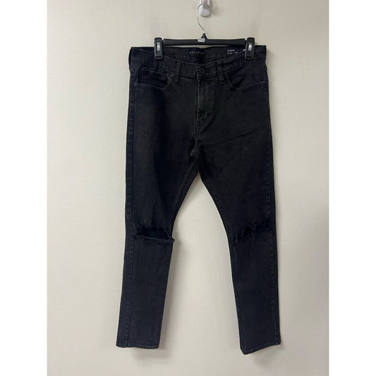 Bullhead Denim Co Dark Gray Ripped Skinny Jeans 32W 32L