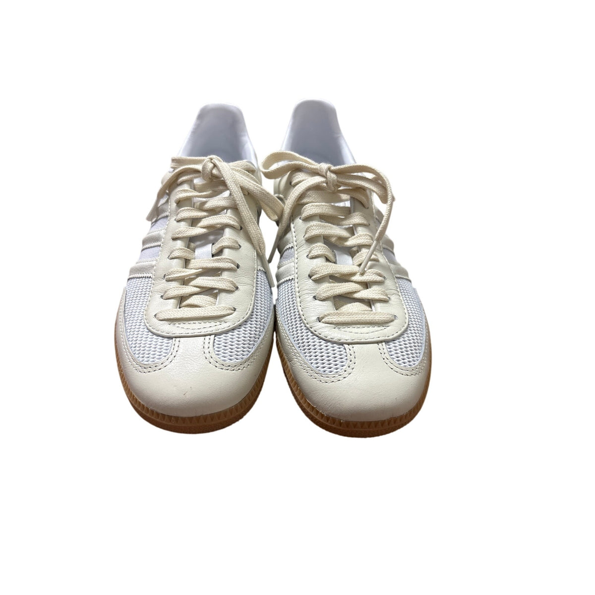 NWOB Adidas White/Cream Tennis Shoes Sz 8