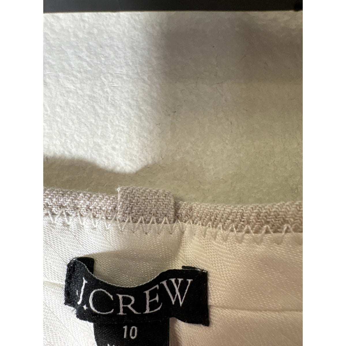 J. Crew Oatmeal Pleated Linen Short Shorts Sz 10
